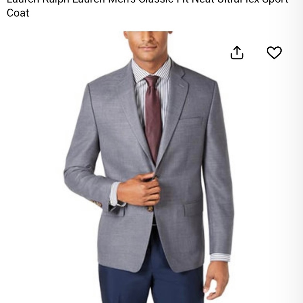 NWT Ralph Lauren Gray Sport Coat
